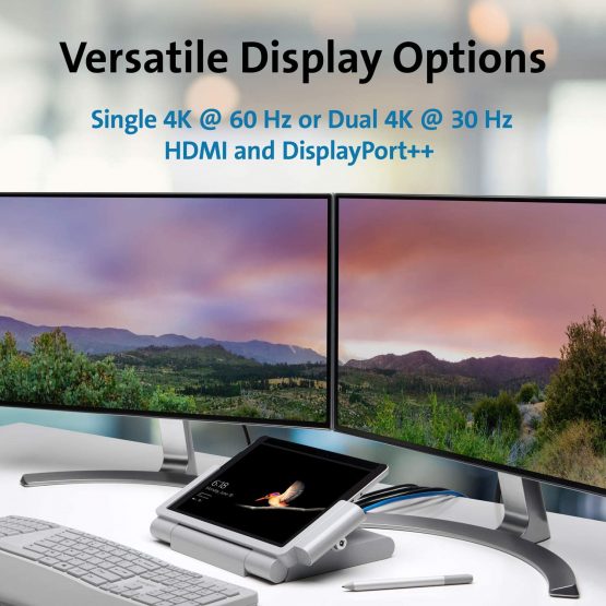 Kensington SD6000 Surface Go Docking Station - Dual 4 K Display with HDMI and DisplayPort, 4 USB Ports and Surface Go Charger (K38700EU) - Image 4