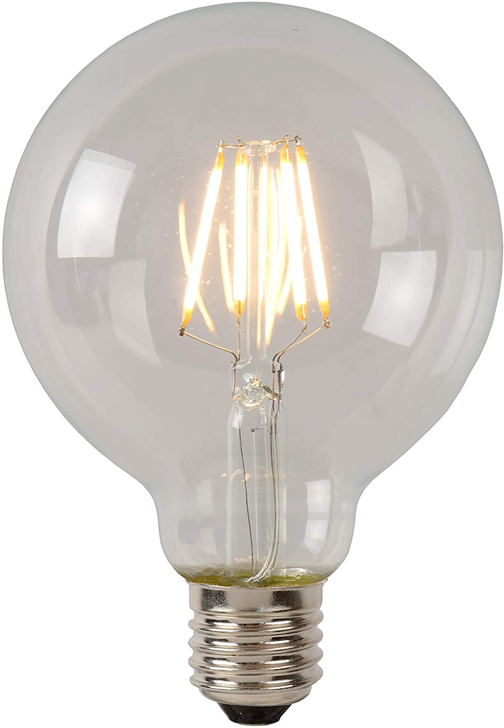 Lucide LED BULB - Filament Bulb - diameter 9,5 cm - LED Dim. - 1x5W 2700K - Transparant, 10 x 10 x 21 cm