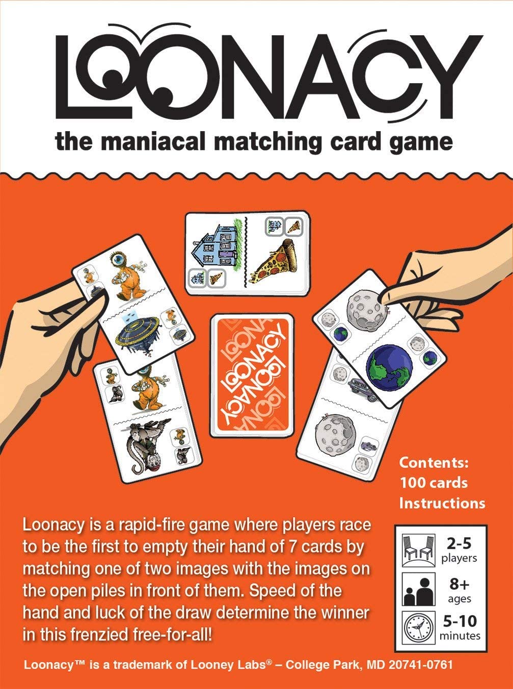 Loonacy Card Game, Multicolor, 2.29 cm x 12.7 cm x 9.65 cm - Image 3