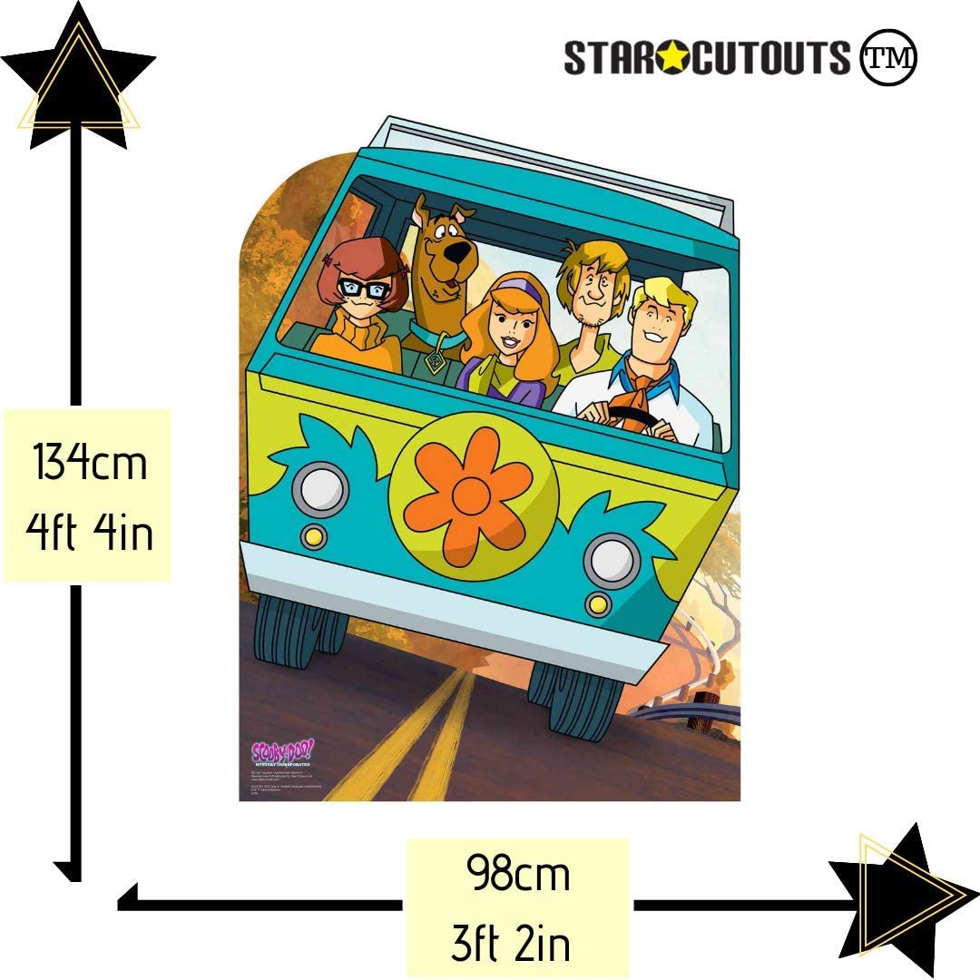 STAR CUTOUTS SC1357 Scooby Doo Mystery Machine Cardboard Cutout Stand-In, Scooby Doo Van Stand in, Regular - Image 2
