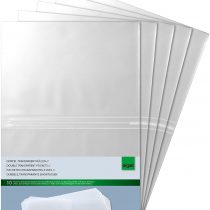 SIGEL SM181 Double Transparent Pockets, for menu cover with elastic binding, for A5, 50 pcs.
