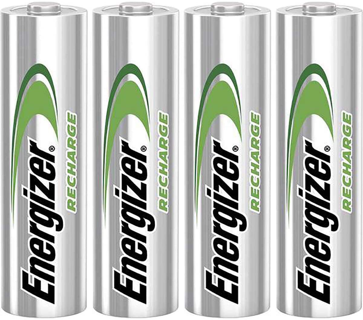Energizer Accu Recharge Extreme Rechargeable AA Batteries, 4 Pack, Grey - Image 2