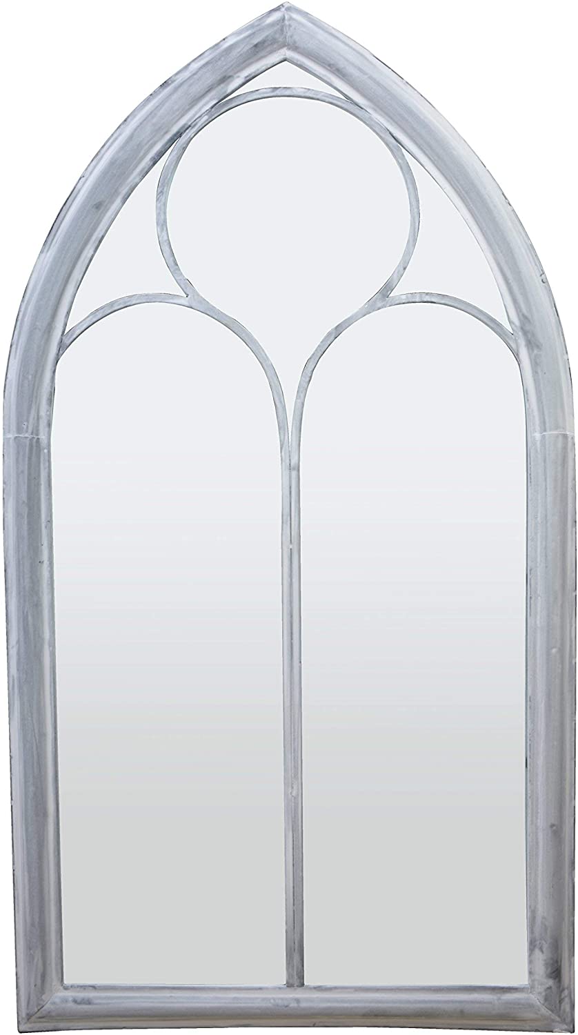 Fallen Fruits Church Mirror, Silver, 4.6L x 61W cm