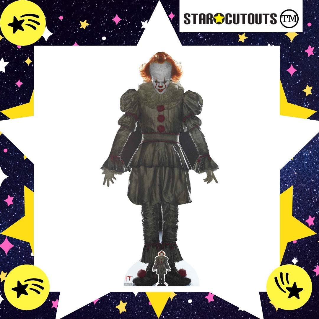 Star Cutouts SC1392 Pennywise IT Lifesize Cardboard Cutout - Horror Movie Decoration, Halloween Display & Collector Standee - Image 3