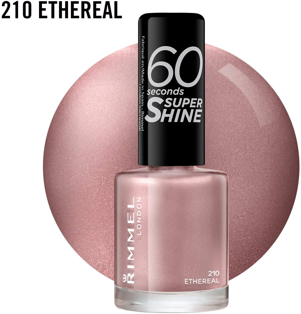 Rimmel London 60 Seconds Super Shine Pastel Pink Nail Polish Trio (Pack of 3), Paster Summer Trio, 8 ml (Pack of 3) - Image 3