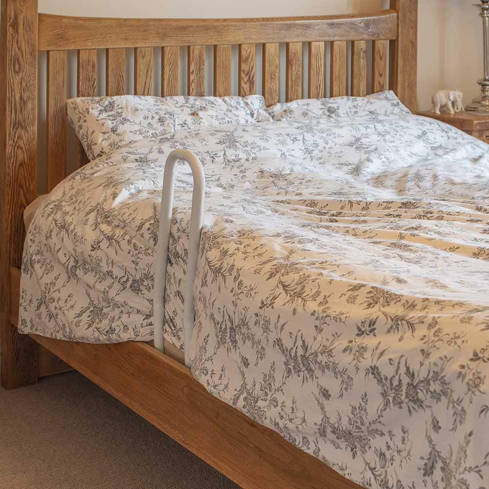 NRS Healthcare Folding EasyFit Bed Rail for Stability and Support, White, 70 x 55.4 x 52.7 cm - Image 4