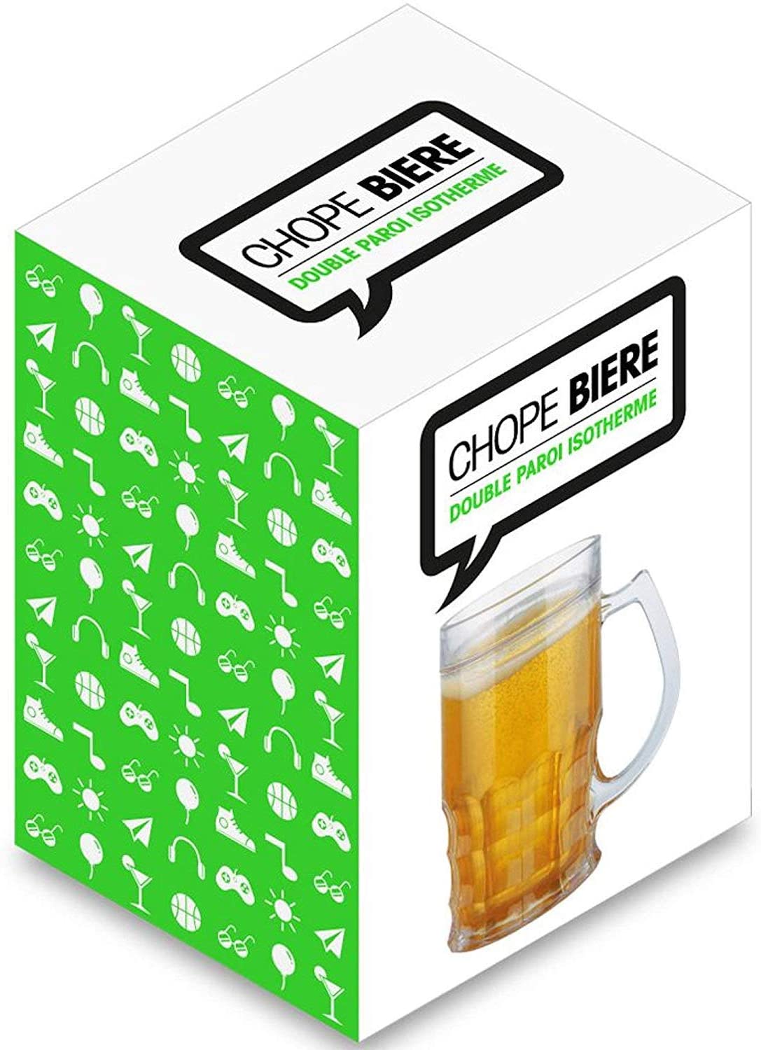 Mug insulated beer, Yellow, Einheitsgröße (1er Pack) - Image 3