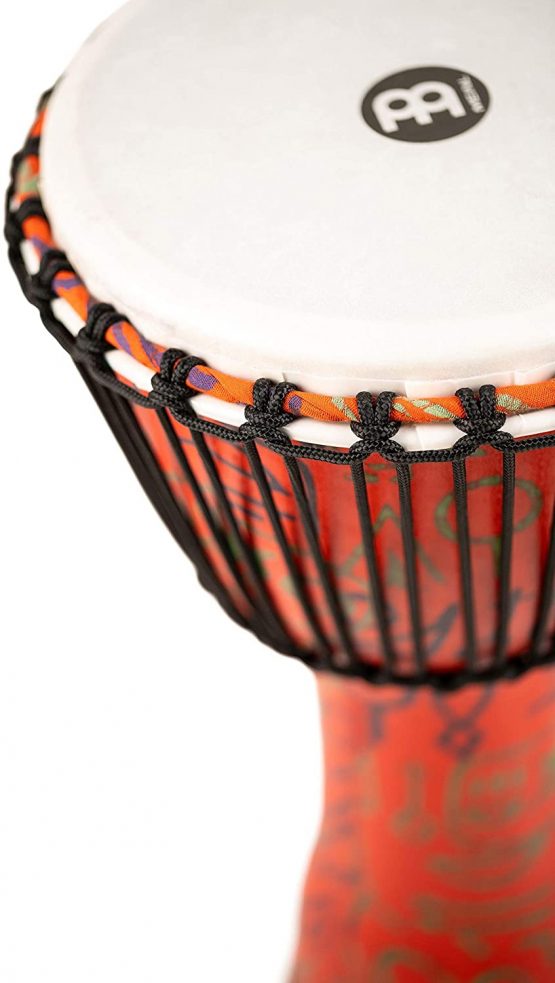 Meinl PADJ1-M-F 10 inch Travel Series Pharao´s Skript Synthetic Head Rope Tuned Plastic Djembes - Image 3