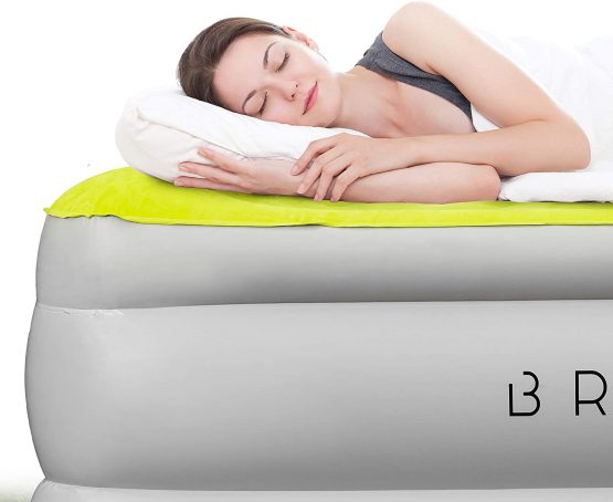 Bramble - Queen Sized Inflatable Air Bed with Built in Pump & Raised Pillow - Image 2
