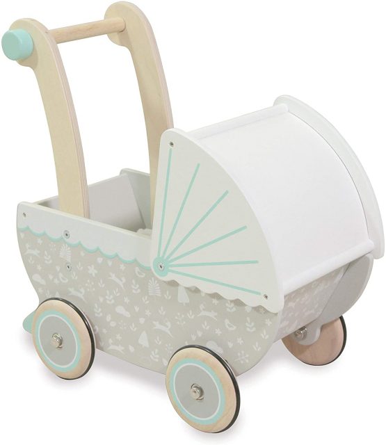 Indigo Jamm Petworth Dolls pram & furniture Designed For Children Aged 18 Months +, Neutral Colours (Petworth High Chair)| Girls & Boys Pretend Play