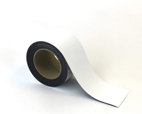 Magnetic Easy-Wipe Strip White 80mm x 10M