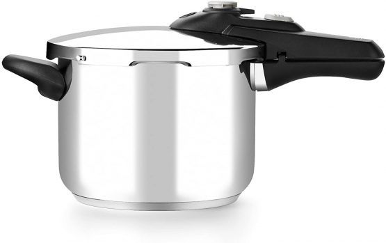 Braisogona A185101 Vitesse Fast Pressure Cooker, 4 Litre, Silver - Image 2