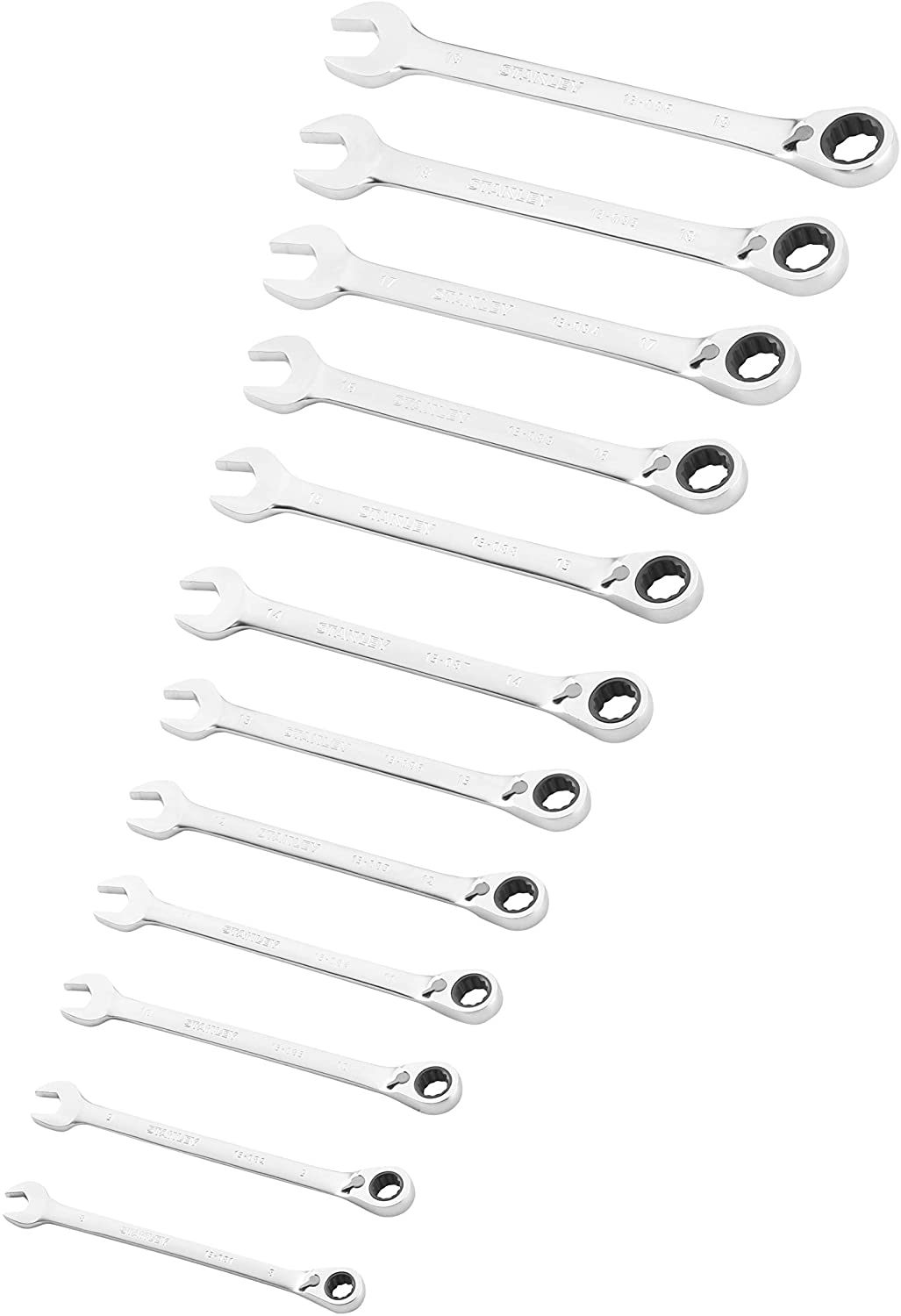 STANLEY FATMAX llaves combinadas fm - 12 piezas, Gray, 12 pièces - Reversible - Image 2