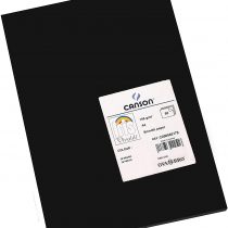 Canson Iris Vivaldi A4 185 GSM Smooth Colour Paper - Black (Pack of 50 Sheets)