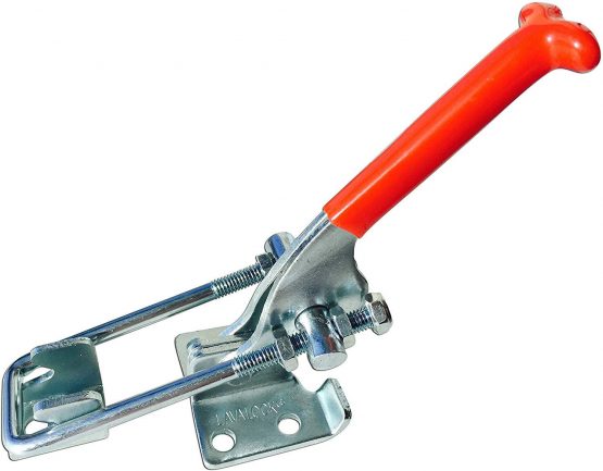 Linseray 2pcs 431 Hand Tools Toggle Clamps Quick Pull Hook Bolt Lock Metal Hold Down Latch-Action Toggle Clamp 701 lbs Capacity - Image 3