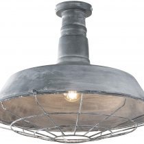 Fischer & Honsel Evan Ceiling Light Metal 60 W Concrete