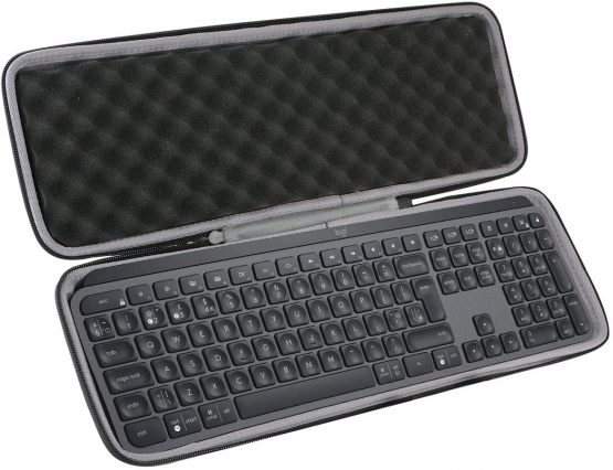 co2CREA Storage Carry Travel Hard Case for Logitech MX Keys Advanced Wireless Keyboard,Case Only