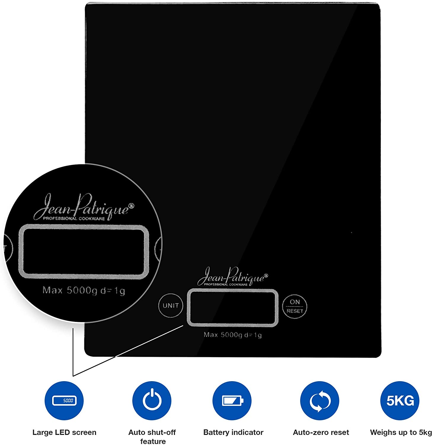 Digital Kitchen Scales, Highly Accurate Weighing Scales, Food Scales for Cooking & Baking, Cooking Scales with LED Screen - Image 3