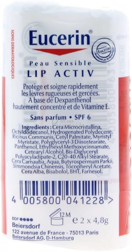 Eucerin Active Care for Lips 1 + 1 Free - Image 2