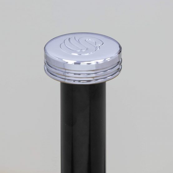Swan SWKA1040BN Retro Kitchen Roll Holder with Steel Weighted Base, Black - Image 4