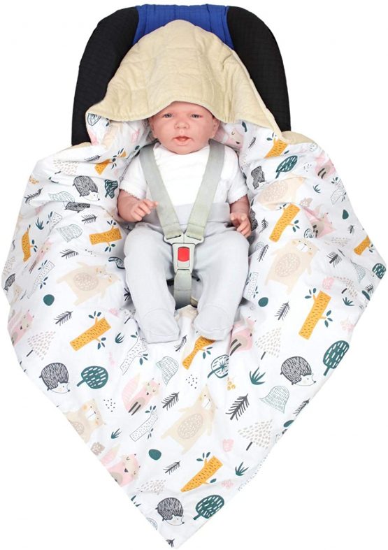 TupTam Baby Swaddling Blanket Universal Car Seat Winter Wrap BigaMart