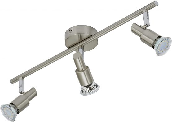 BRILONER LED Ceiling Light/Spotlights, Metal, GU10, 3 W, Satin Nickel - Image 2