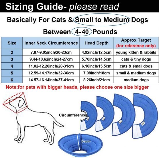 HanryDong Breathable Mesh Elizabethan Collar, Blue Soft Comfy Adjustable E-Collar, Quicker Healing Pet Recovery Cone, Soft Edges,Anti-Bite/Lick for Cat, Dog, Rabbit. - Image 2