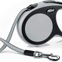 Flexi New Comfort Retractable Tape Lead, Large, 5 m, Grey