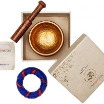 Tibetan Singing Bowl Set — Meditation Sound Bowl Handcrafted in Nepal for Healing and Mindfulness (3.5 Inch Bowl with Giftbox)