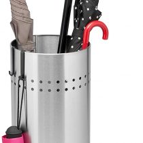 bremermann umbrella stand with drip tray, with 2 hooks, perfect for hallway office or study