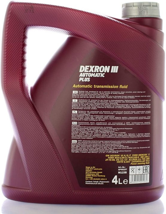 MANNOL MN8206-4 DEXRON III AUTOMATIC Plus, 4 Litre - Image 2
