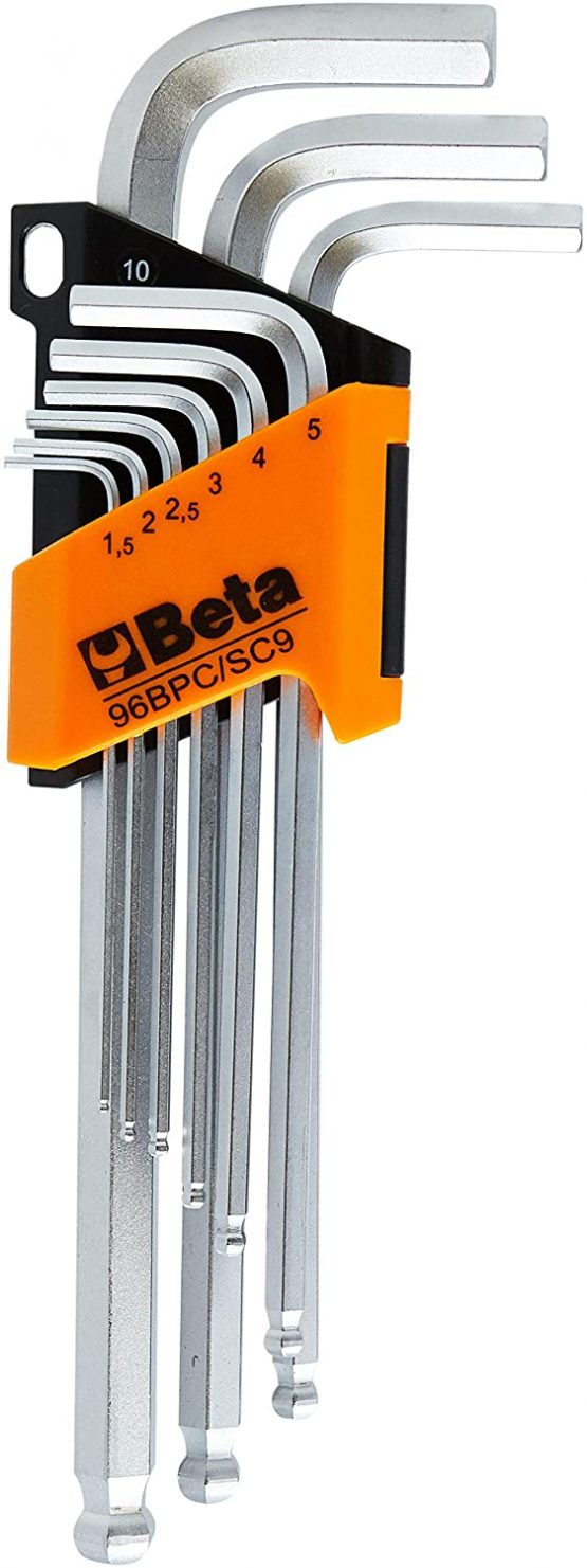 Beta 960354 Model 96 BPC/SC9 Set of 9 Ball End Offset Hexagon Key - Image 2