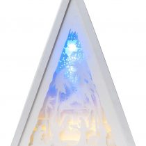 Star Decorative Light, Wood, White