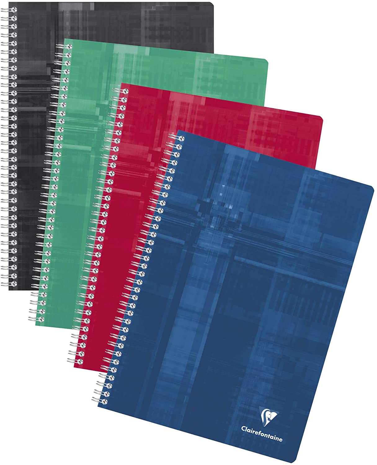 Clairefontaine 68161C, A Spiral Notebook, Dimensions: A4 21 x 29.7 cm, 180 Seyes Ruled Pages, White Paper 90 g