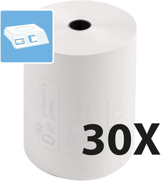 Exacompta Scale Machines Rolls 80 mm x 44 m, Pack of 30