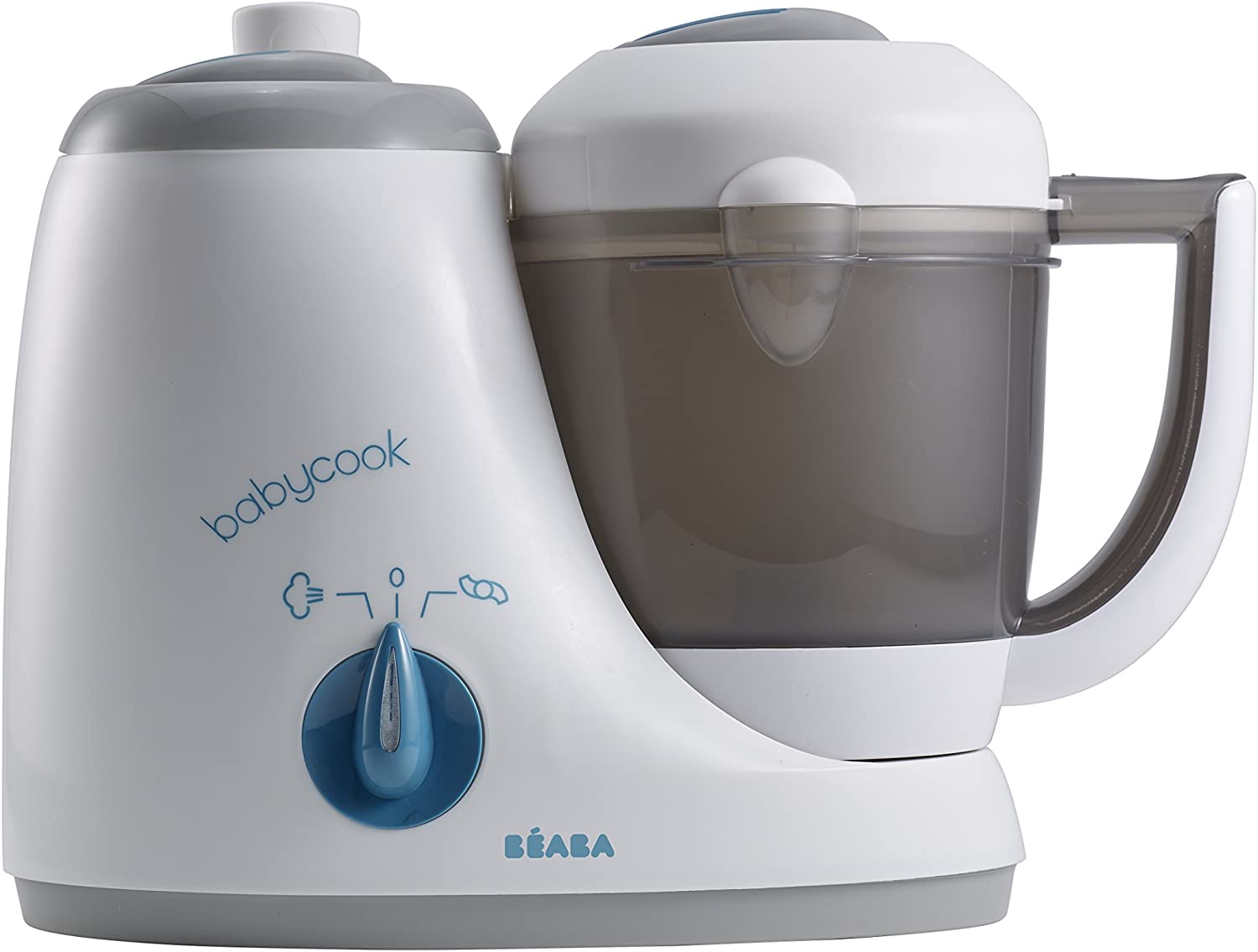 Béaba - Babycook Original - Baby Food Processor - Baby Food Maker 4 in 1: Blends, Heats, Steams, Defrosts - Quick: 15 min - Accessories Included