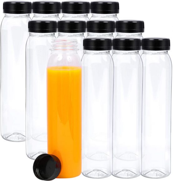 2 oz juice bottles with lids