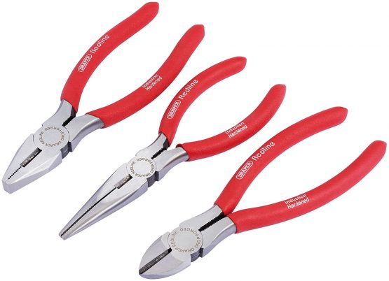 Draper Redline 67924 160 mm Pliers Set with PVC Dipped Handles (3-Piece)