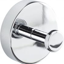 Croydex QM741741 Romsey Robe Hook , Silver , 5.3 x 5.3 x 3.7cm