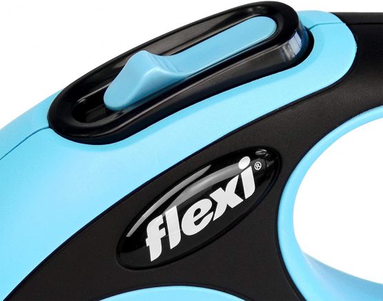Flexi New Comfort Retractable Cord Lead, X-Small, 3 m, Blue - Image 2