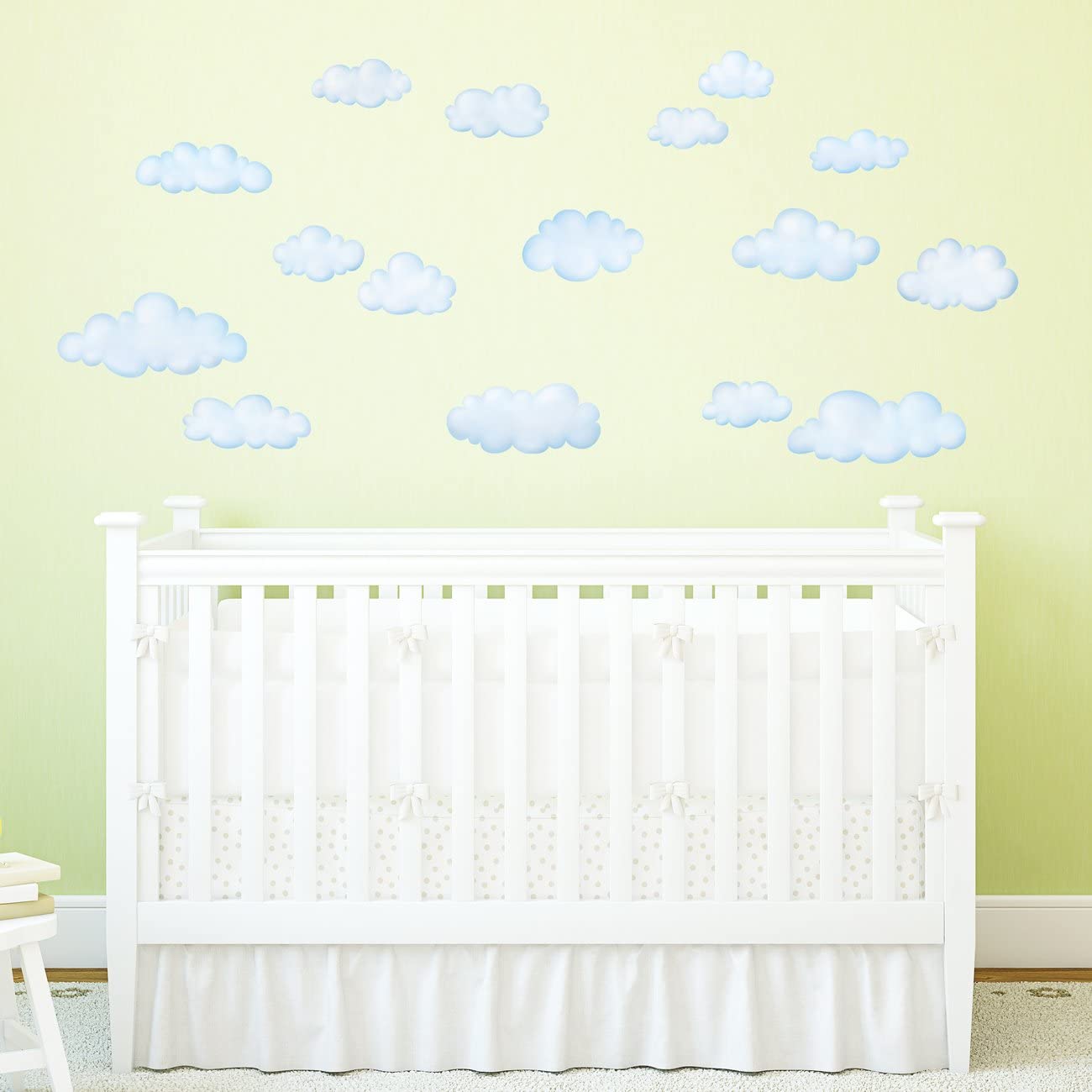 DECOWALL Clouds Wall Stickers Decals Peel and Stick Removable for Nursery Bedroom Living Room Art murals Decorations (DS9-1702) - Image 4