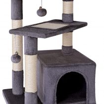 dibea KB00736 Cat Scratching Post Height 75 cm Dark Grey
