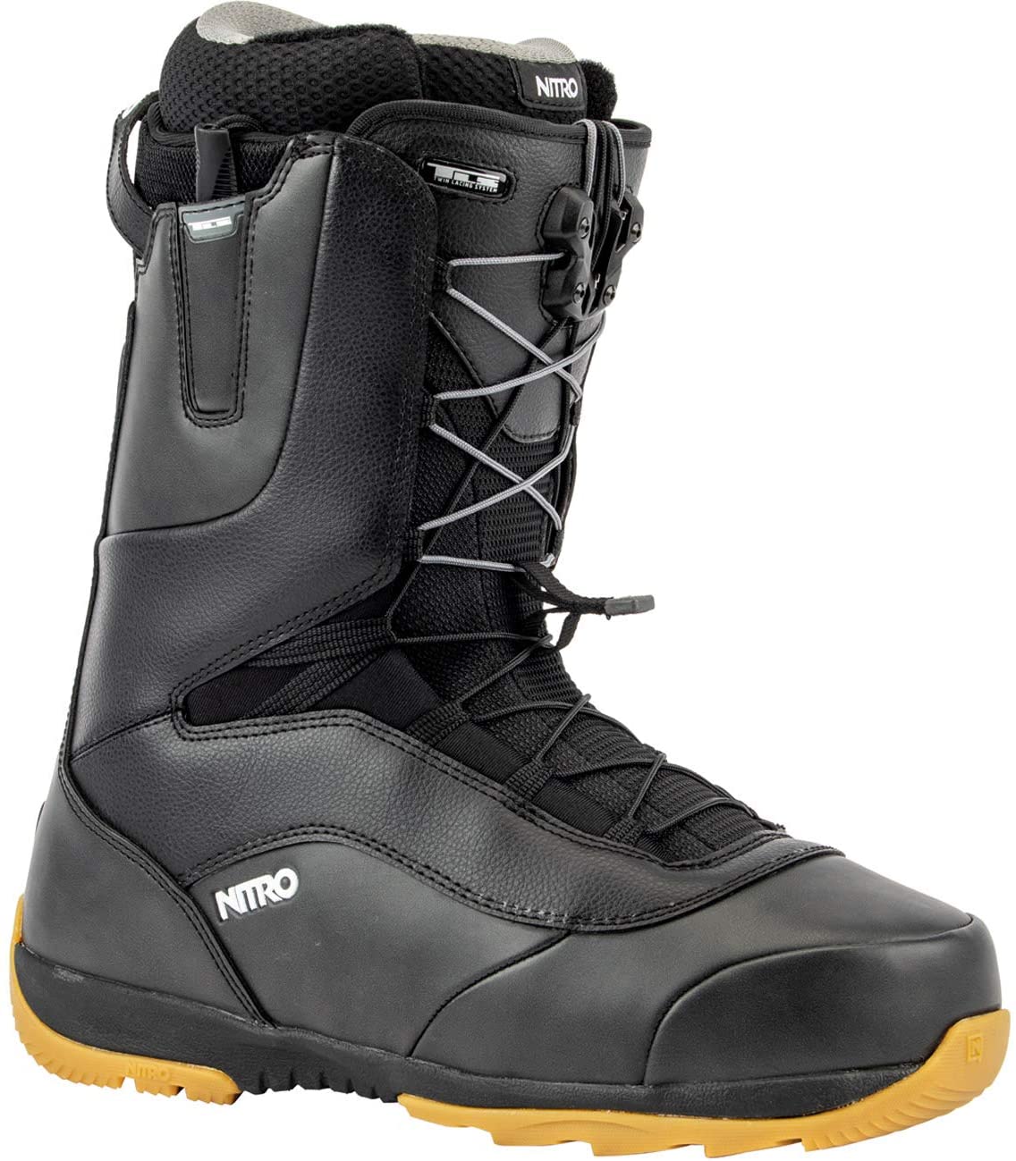 Chaussure De Snowboard Nitro Venture TLS - Système Laçage Rapide, Semelle Caoutchouc, Taille US 14 / EU 48