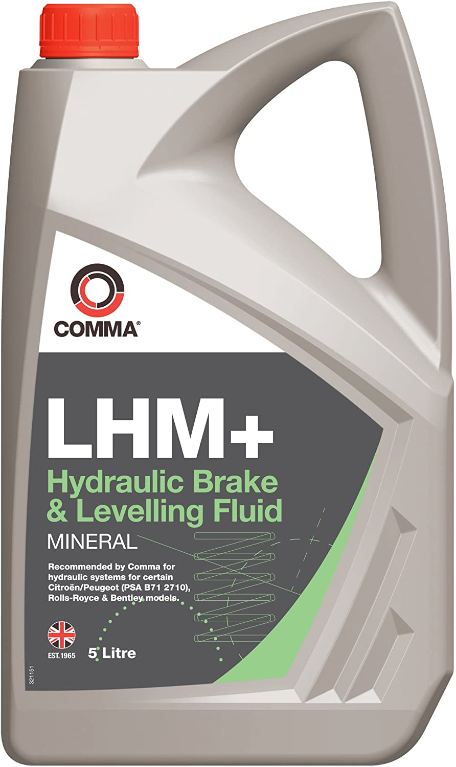 Comma LHM5L 5L Hydraulic Fluid