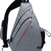 Tudequ Sling Bag Crossbody Backpack, Shoulder Bag Hiking Sports Backpack, Casual Daypack with WET Pocket for Men & Women