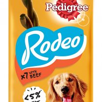 Pedigree Rodeo - Dog Treats with Beef, 84 Sticks, 12 x 123 g