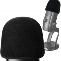 Flocked Foam Windscreen for Blue Yeti X - Mic Cover Pop Filter with Flocking Surface for Blue Yeti X Condenser Microphones by YOUSHARES