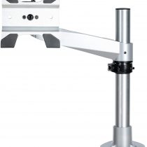 StarTech Desk Mount Monitor Arm - Premium - Articulating - For Monitors 12” to 34” - Adjustable VESA Single Monitor Arm - Aluminum (ARMPIVOTB2)