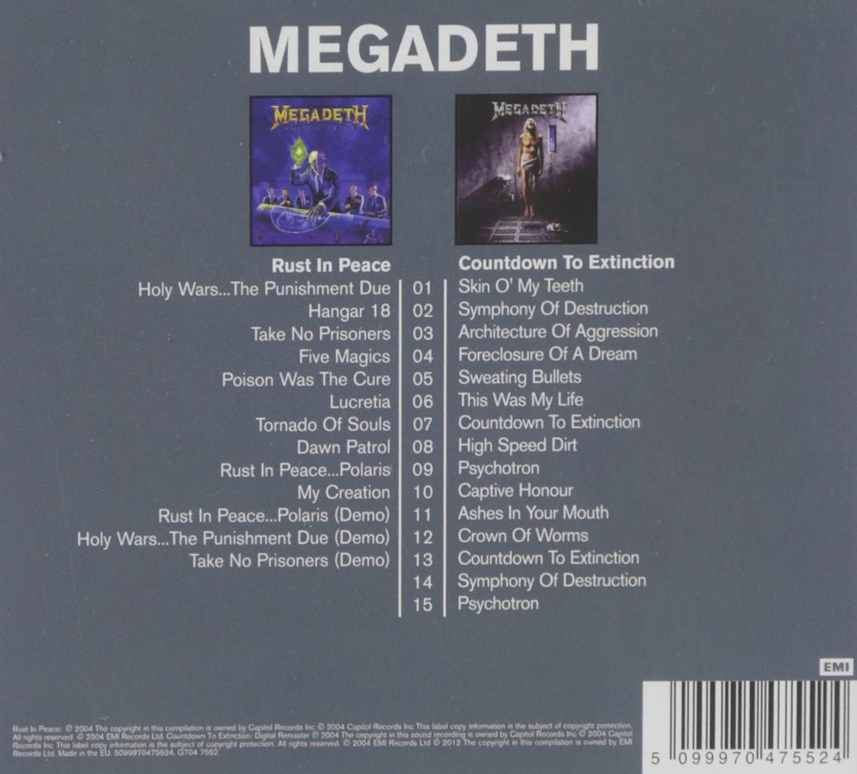 Classic Albums: Countdown to Extinction/Rust in Peace, multicoloured - Image 2