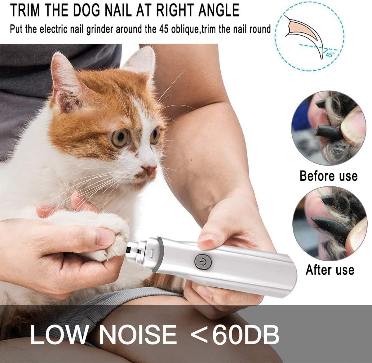 Battery operated dog nail file Clearance